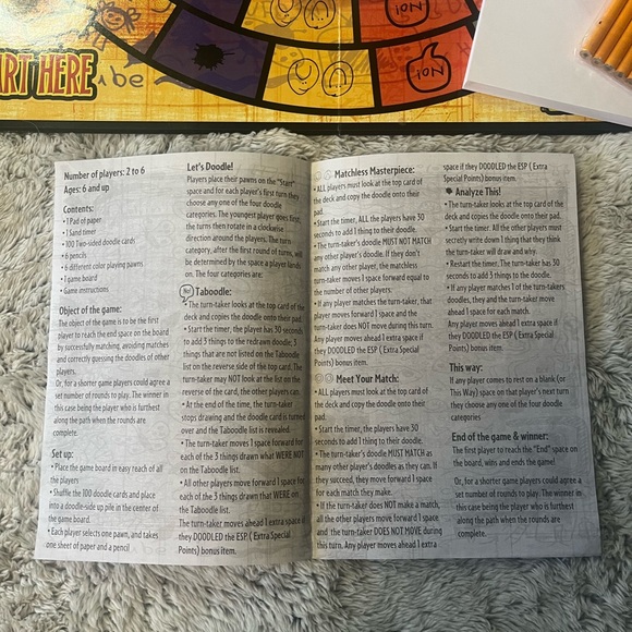 Psych-A-Doodle The Board Game - Family, Age 6‎ + COMPLETE - Picture 6 of 8